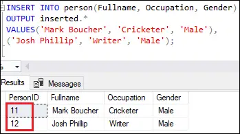 SQL Server IDENTITY