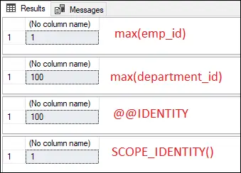 SQL servera IDENTITĀTE