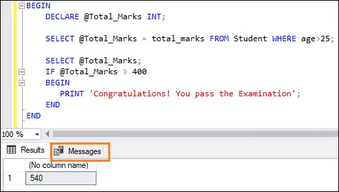 خادم SQL إذا كان آخر