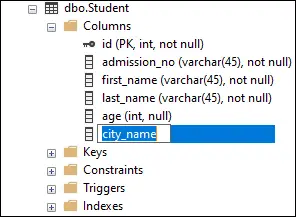 Canvieu el nom de les columnes a SQL Server