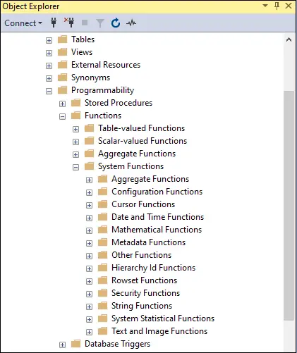 Funzioni di SQL Server