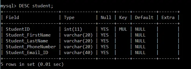 SQL の制約