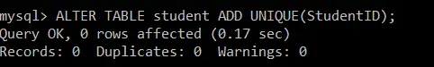 Contraintes en SQL