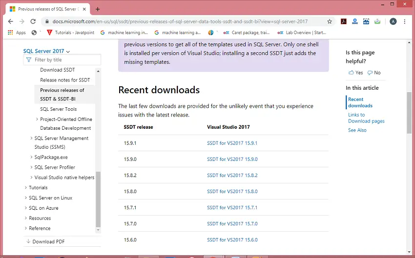 SQL Server Entegrasyon Hizmetleri için Gereksinimler