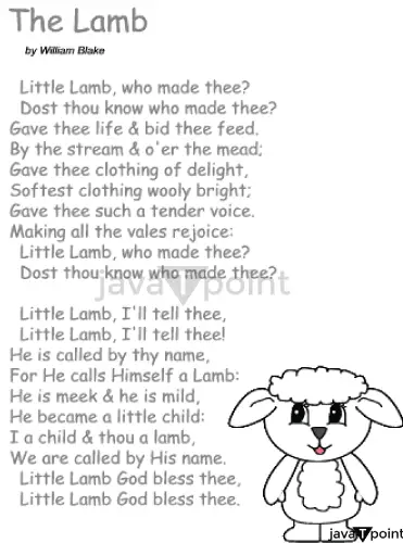 Резюме та аналіз The Lamb