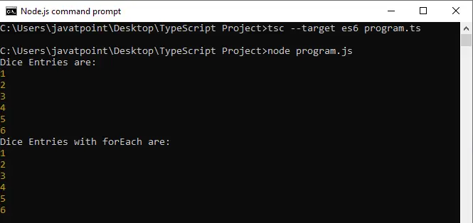 TypeScript sæt