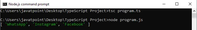 TypeScript forEach