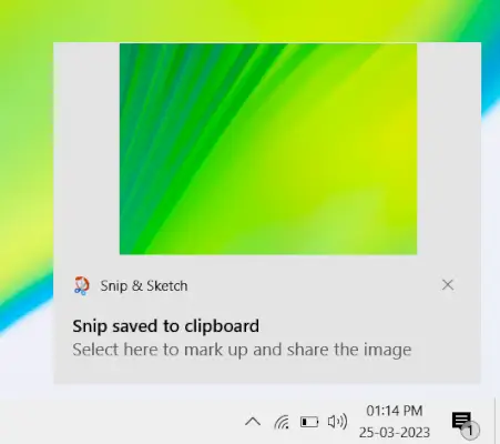 Cómo abrir la herramienta de recorte de Windows con un atajo de teclado - Paso 3