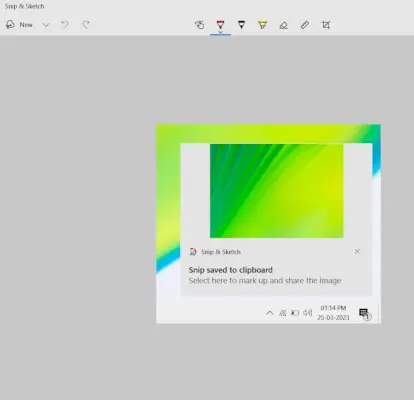 Cómo abrir la herramienta de recorte de Windows con un atajo de teclado - Paso 4