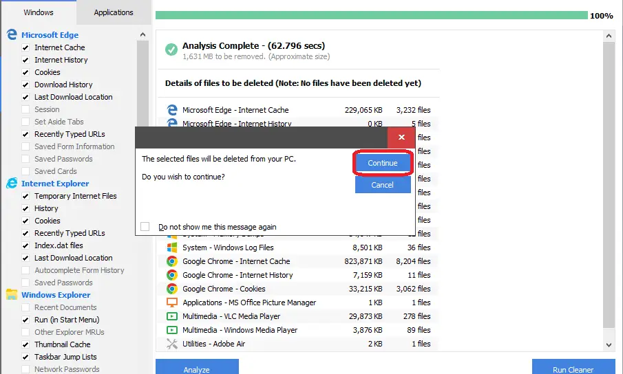 Hoe de cache te wissen in Windows 10